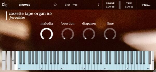 cassette tape organ 2.0 sample instrument by go outside