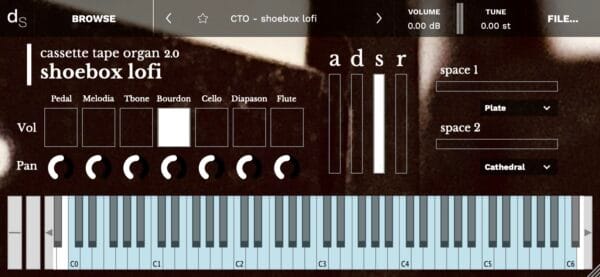 cassette tape organ 2.0 sample instrument by go outside