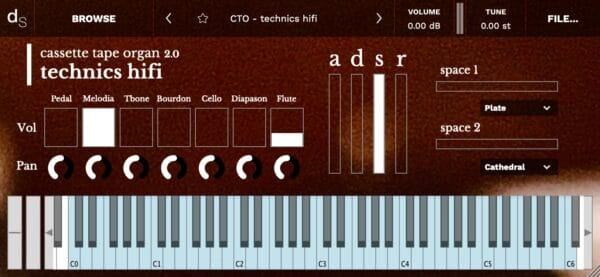 cassette tape organ 2.0 sample instrument by go outside